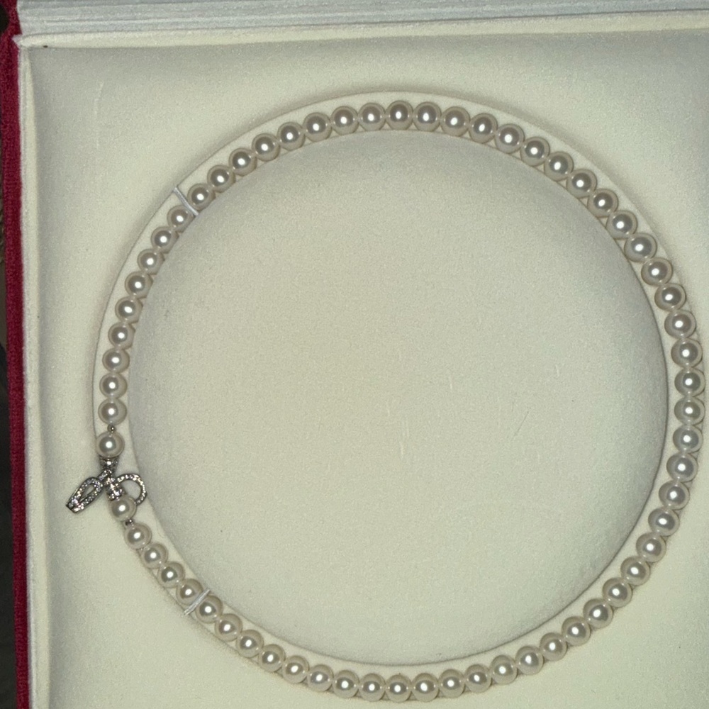 Limited edition gold Pearl cultivated California Necklace Gold Decorative Clasp - Picture 4 of 5